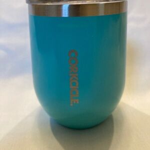 Corkcicle classic blue insulated 12 oz. wine tumbler